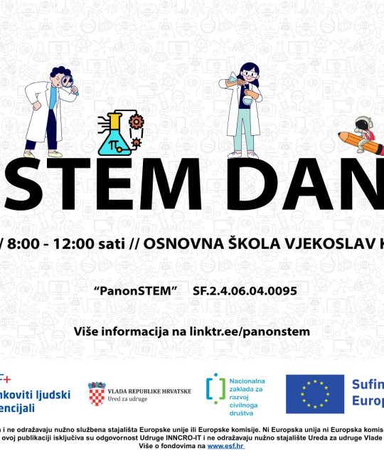STEM DAN OSNOVNA ŠKOLA VJEKOSLAV KLAIĆ GARČIN– znanost, tehnologija i zajednica na jednom mjestu!